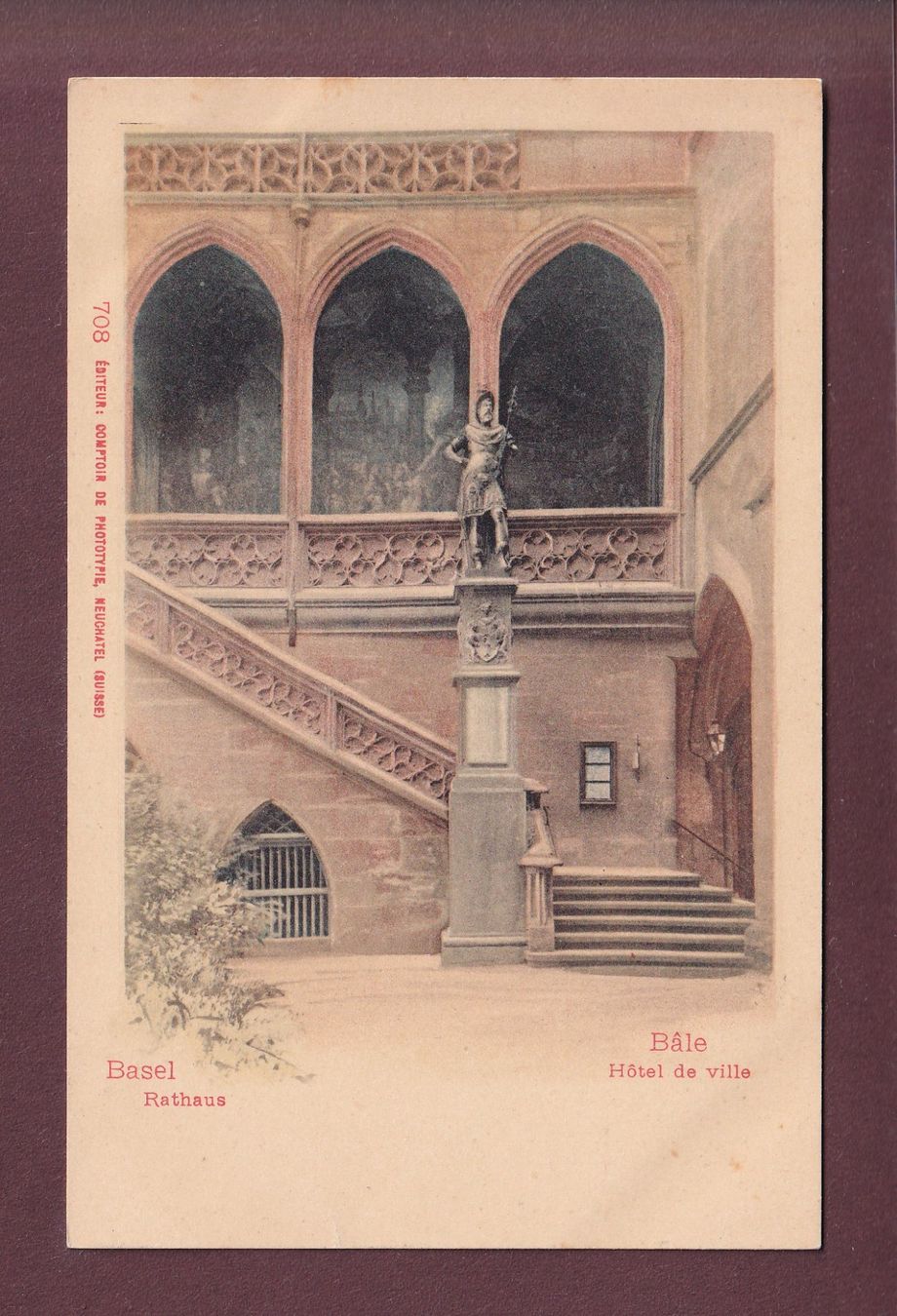 Cartes postales: BASEL - Rathaushof - CPN – D'occasion à Pully par nicecards