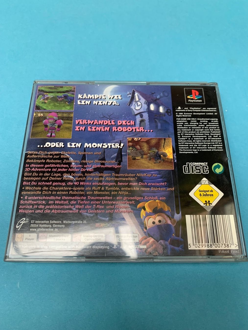Sony Giochi: PS1 / Ruff & Tumble – Usato da Kölliken venduto da sergesellsretro 1