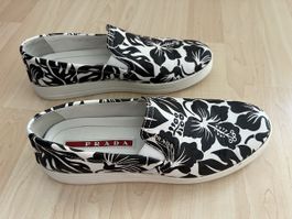 Prada Loafer Mocassin Damenschuhe aus Leder Gr. 38.5 Origina