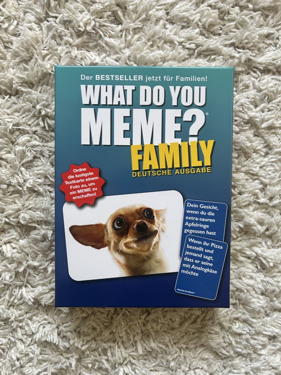 Giochi: What do you meme family edition – Nuovo (secondo la descrizione) da Zürich venduto da Seraphine_1302