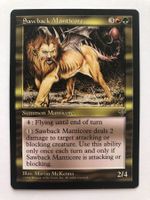 MTG - Sawback Manticore