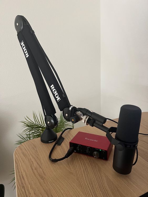 Shure SM7B Mikrofon + Stativ & Audio Interface Kaufen auf Ricardo