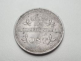 🇩🇪🇷🇺 3 Kopeks 1916 J German occupation. Rare