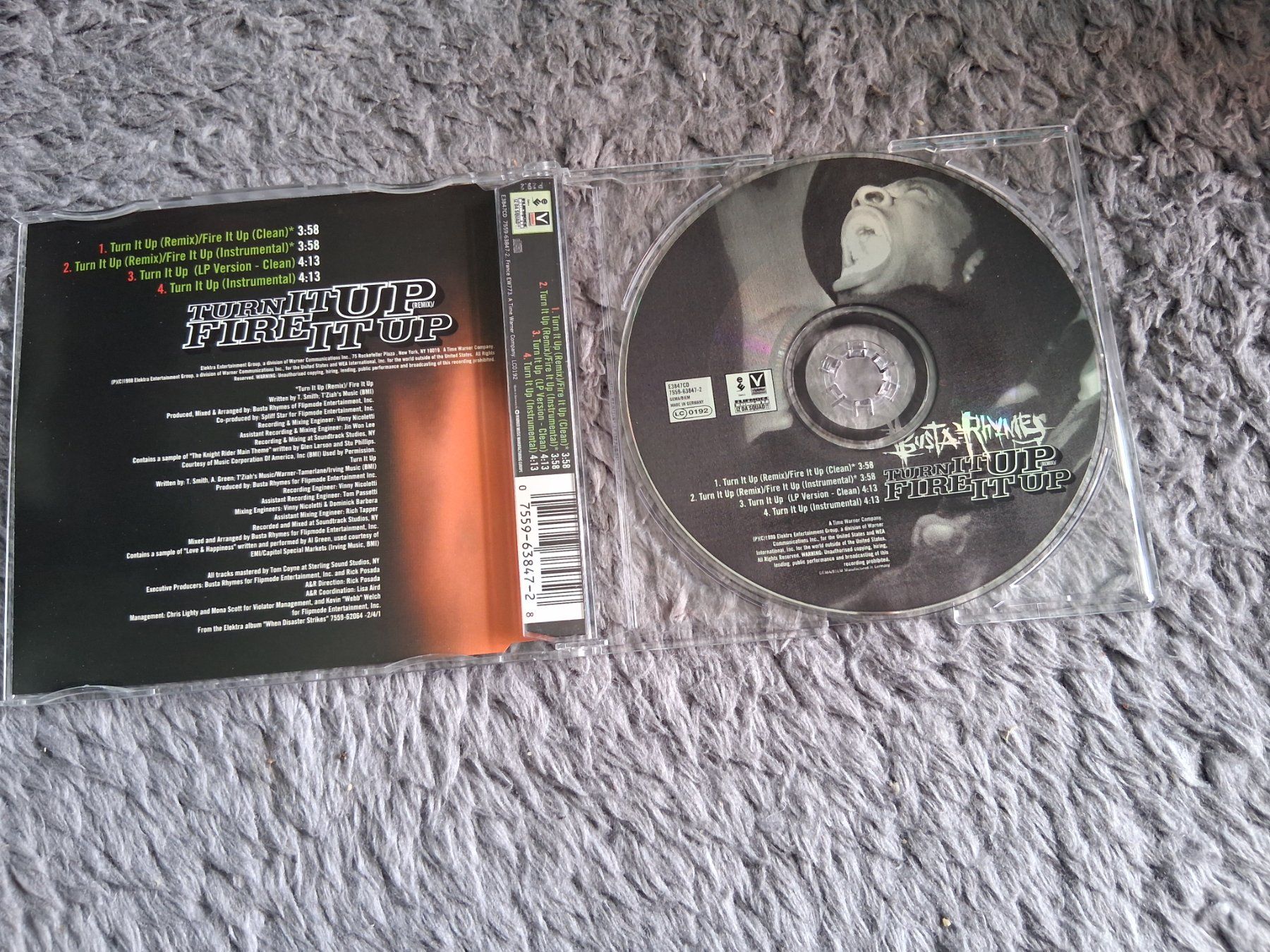 CD: BUSTA RHYMES   TURN IT UP  FIRE IT UP    CD SINGLE – Usato da Wetzikon ZH venduto da Ramones01 2