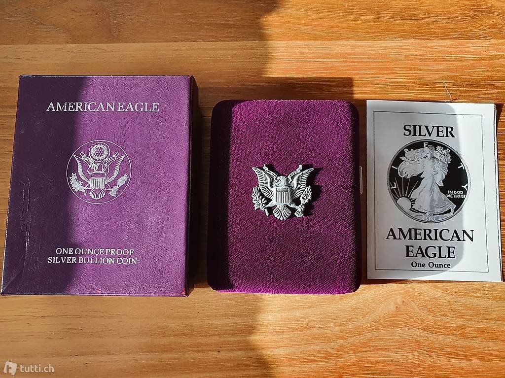 Toutes les monnaies: American Silver Eagle 1990 Proof PP – D'occasion à Steinhof SO par eng_ljl7 4