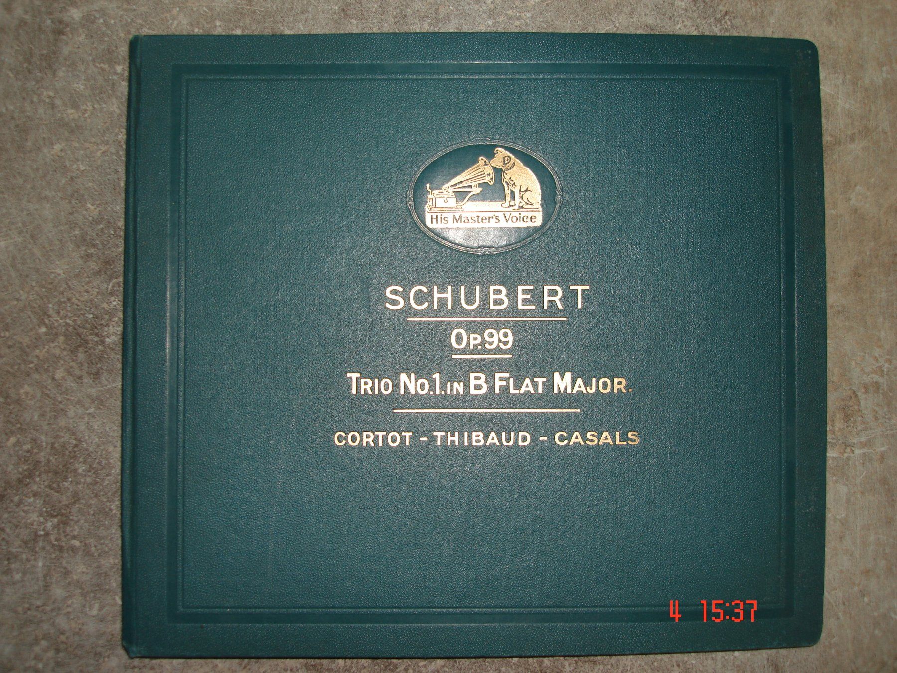 Dischi in vinile: Schellackplattenalbum Schubert Trio B-Dur op.99 – Usato da Aeschi SO venduto da abi1951