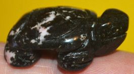 Deko – Heilsteine F-491 – Schildkröte – Rhodonit – 3x2cm