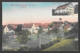 Maschwanden Dorfpartie Gasthof Kreuz