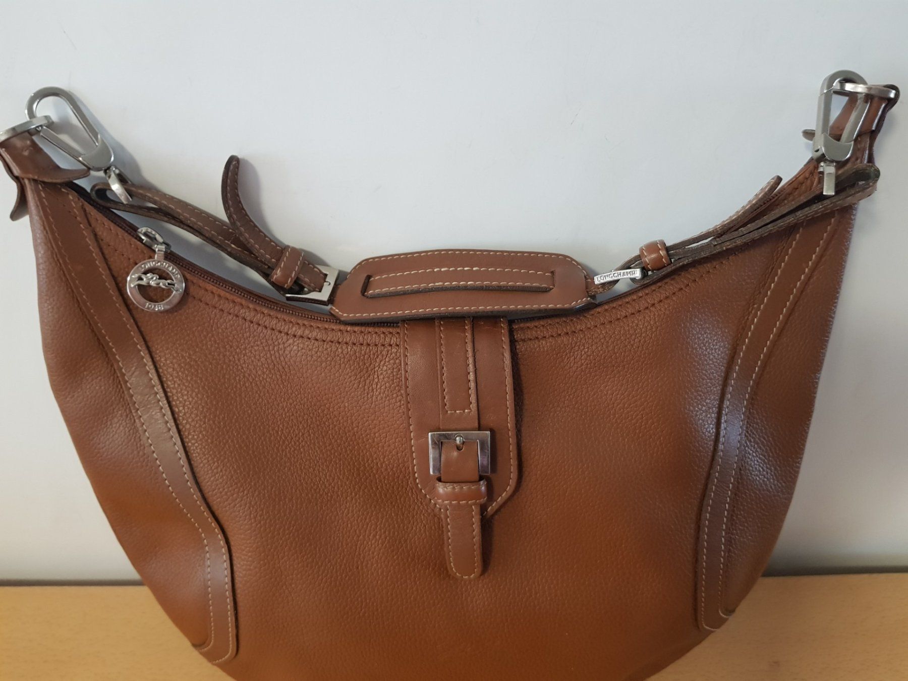 Longchamp Taschen für Damen: Longchamp Le Pliage Leder Tasche – Gebraucht aus Basel von Birs868 1