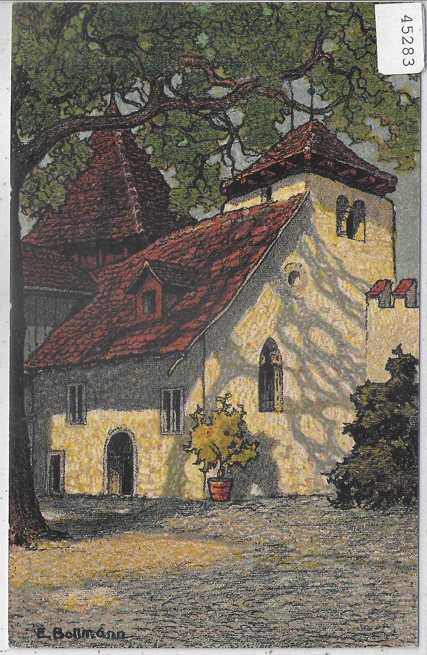 Cartes postales: Kyburg - Bürgkapelle - Litho E. Bollmann – D'occasion à Ettingen par Kartenplanet