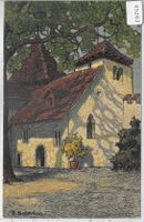 Kyburg - Bürgkapelle - Litho E. Bollmann