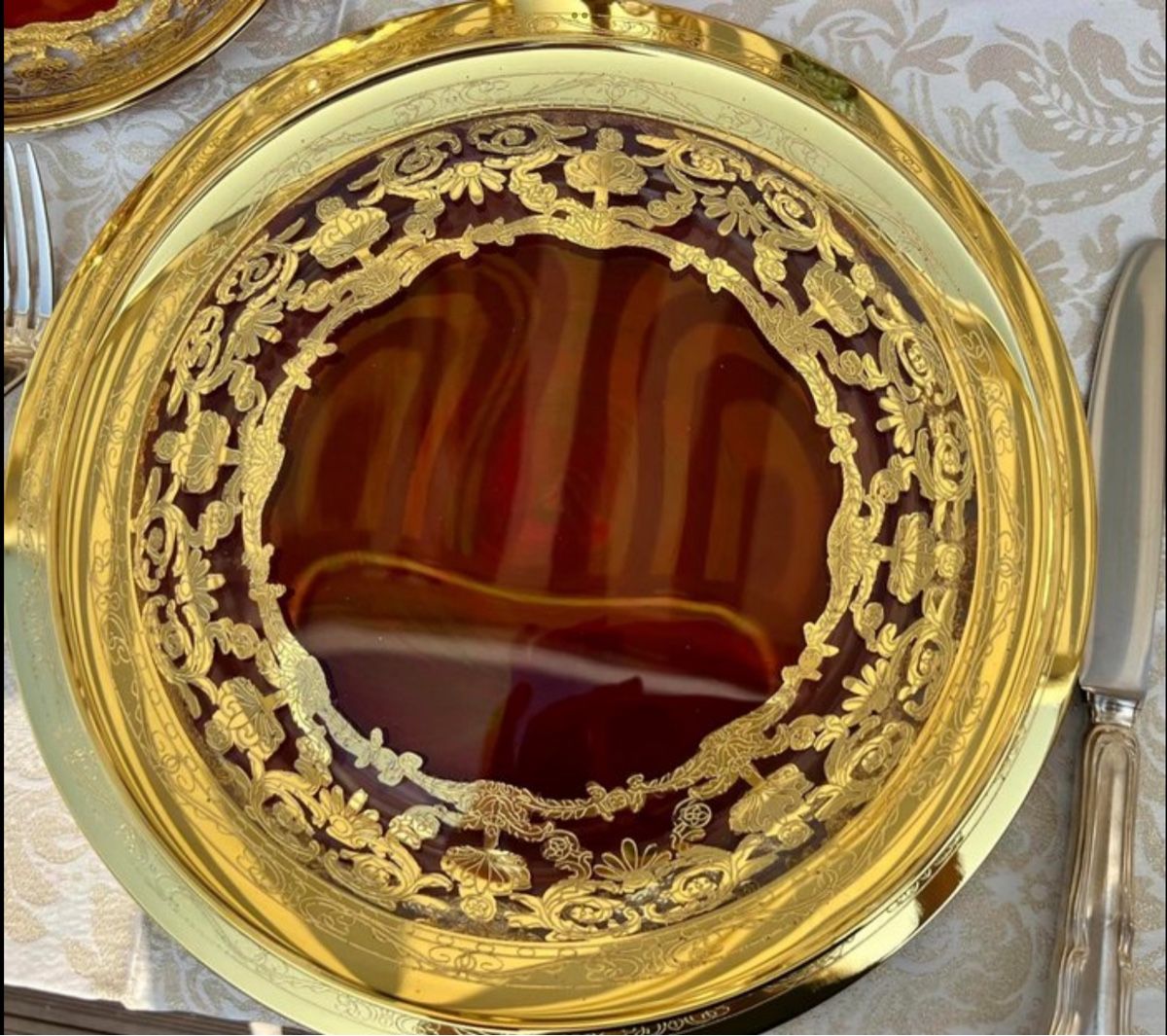 Set di piatti: Piatti in cristallo e oro 24kt – Nuovo (secondo la descrizione) da Bern venduto da zero02 7