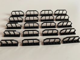 LEGO - 20 - SCHWARZE - ABSPERGITTER