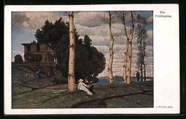 Arnold Böcklin: Ein Frühlingstag im Pa