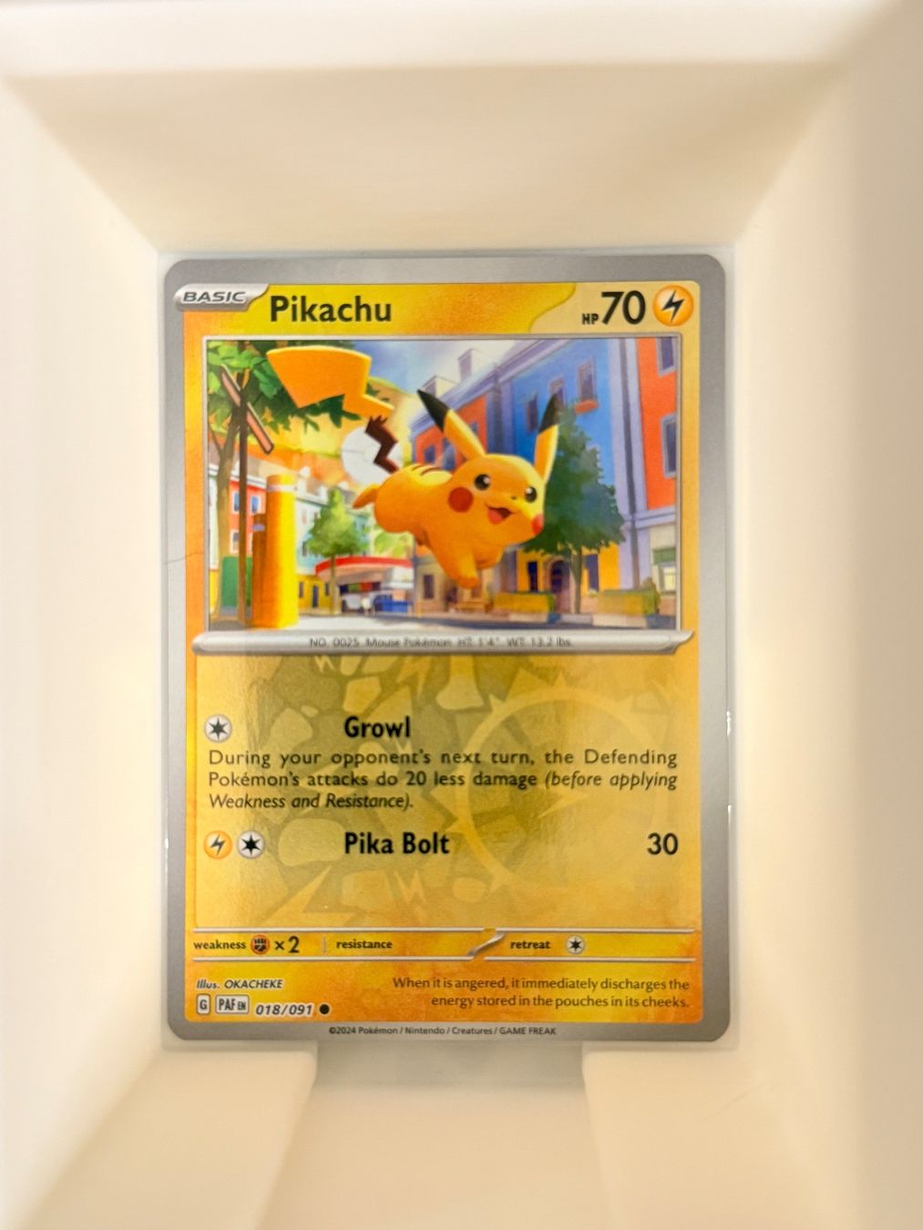 Pokémon Sammelbilder & Trading cards: Carte commune Pikachu Holo #018 (EN) – Neu (gemäss Beschreibung) aus Middes von man_bfn8