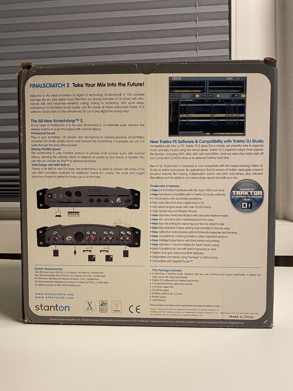 Sistema di controllo: Stanton FinalScratch 2 DVS DJ System Vinyl Control NOS OVP – Usato da Niedergösgen venduto da horvart 4
