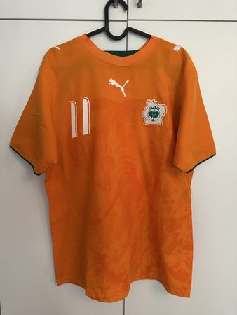 Fussballtrikot Elfenbeinküste Drogba Grösse L Puma Rarität