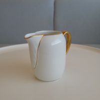 1928 " Porzellan von Langenthal " Kleine art-deco Milchkanne