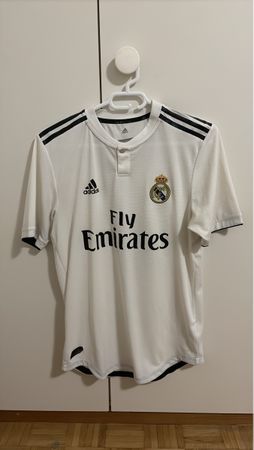 Maillot Real Madrid Adidas blanc authentique comme neuf