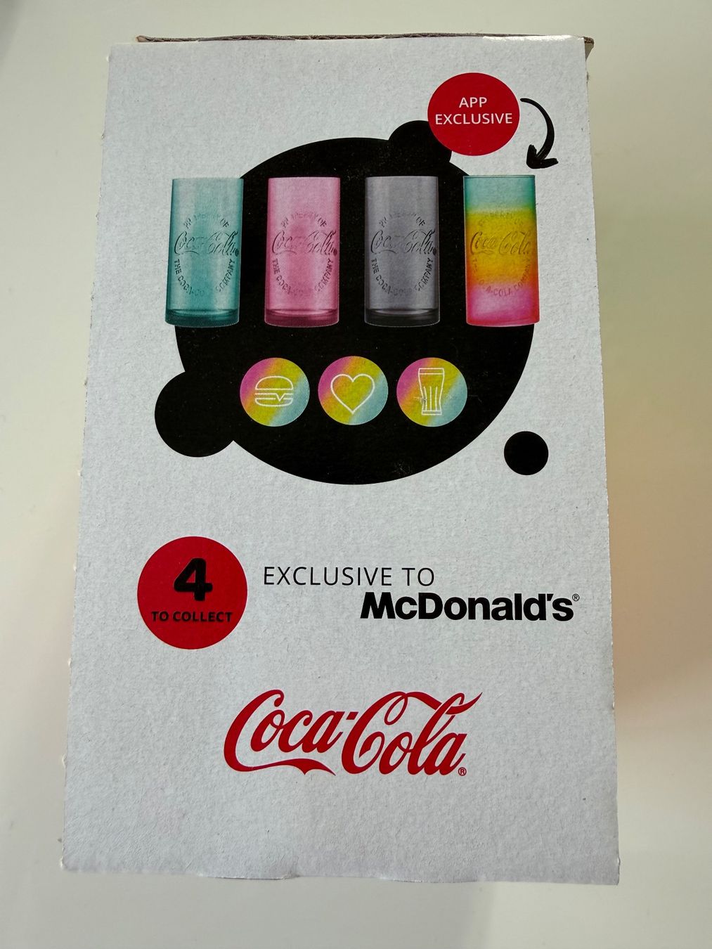 Coca-Cola Verres: Coca cola verre rainbow – Neuf avec emballage d'origine à Etoy par cmbs 1