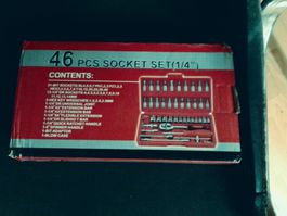 RÄTSCHENSATZ  1/4    46 TEILIG