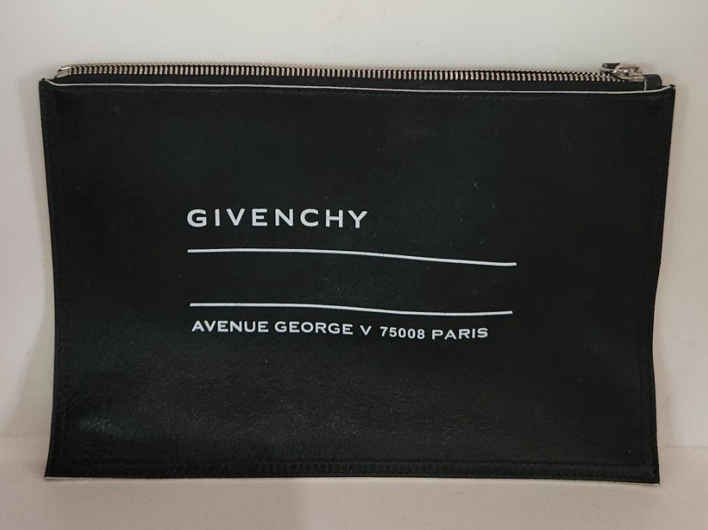 Givenchy Borse: Givenchy Pochette Tasche Abendtasche SCHWARZ LEDER ORIGINAL – Usato da Binningen venduto da lieblingsstyle