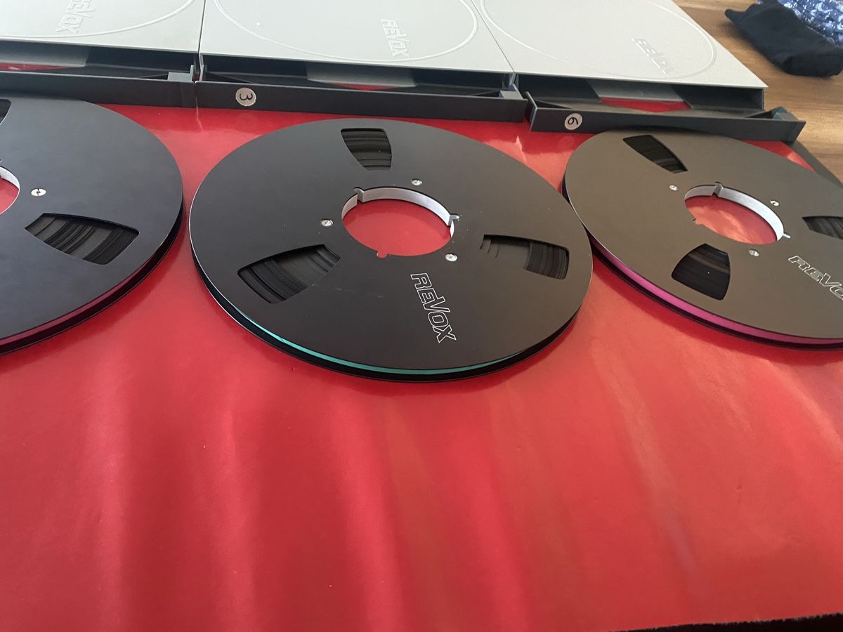 Revox Apparecchi a nastro: 4 Revox Spulenbänder Metall – Usato da Luzern venduto da Harikan 3