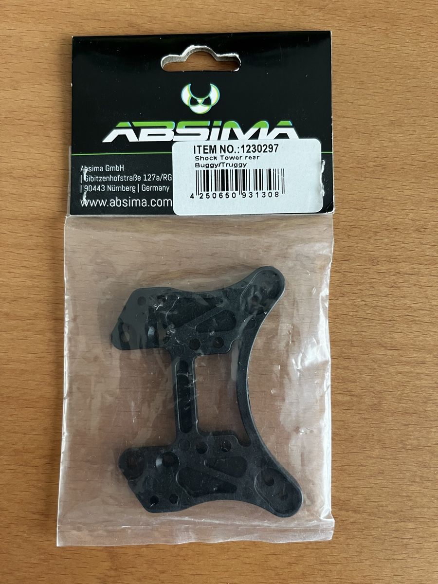 Absima RC Modellbau: Dämpferbrücke hinten Absima AB3.4 – Neu und originalverpackt aus Seuzach von