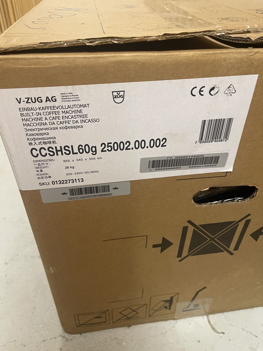 V-Zug Macchine per caffè & Macchine per espresso: V-Zug Supremo SL Einbau-Kaffeevollautomat – Usato da Davos Platz venduto da Qumartaj 1