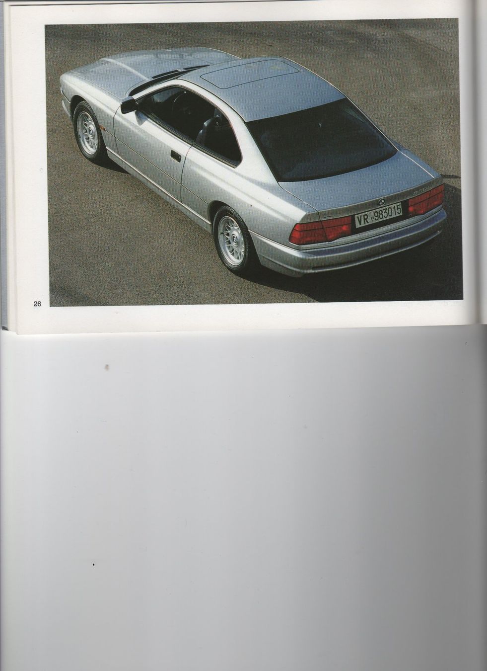 BMW Documents: Prospekt BMW 850i – D'occasion à Corminboeuf par corbay 1