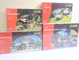 FALLER 4 x Bausatz schöne Modelle - Fabrikneu H0