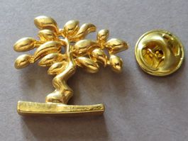 PIN, BAUM SCHMUCKPIN, goldfarben