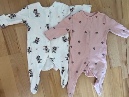 Baby Pyjamas Minnie Maus 2er Set Grösse 56