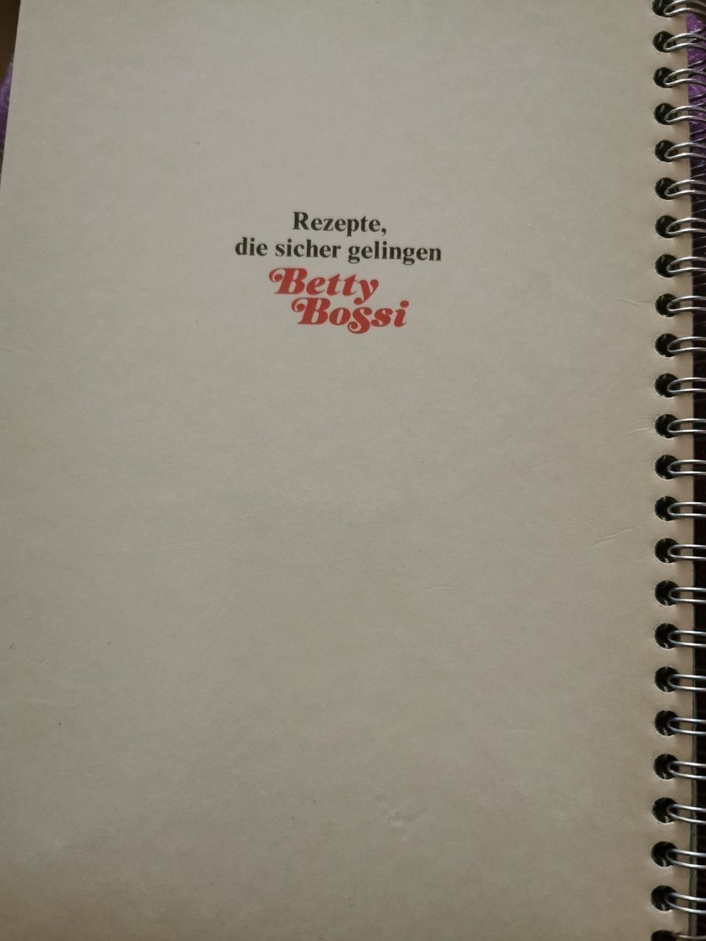 Libri: Betty Bossi Kochbuch – Usato da Aeschiried venduto da Sweetangels 2