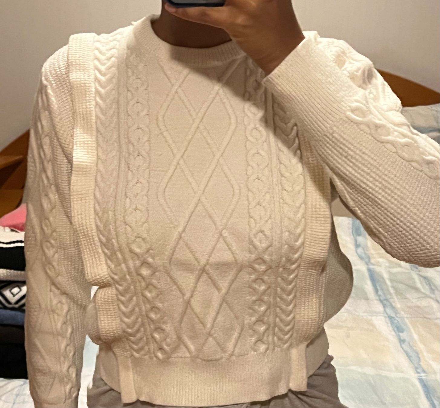 Mango Maglioni & Felpe: Strickpullover, Creme, Mango, Grösse M – Usato da Zürich venduto da celineaceline