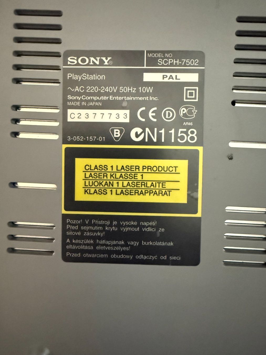 Sony Console: Console Sony Playstation 1 - PS1 – Usato da Pont-de-la-Morge venduto da Darfal 3