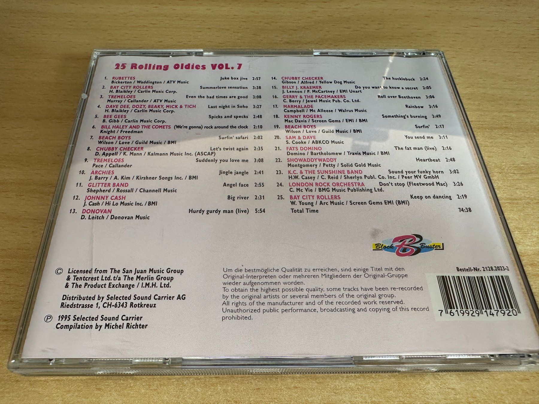 CD: L2 Various – 25 Rolling Oldies Vol. 7 – Usato da Rikon im Tösstal venduto da Alpenmutz 1