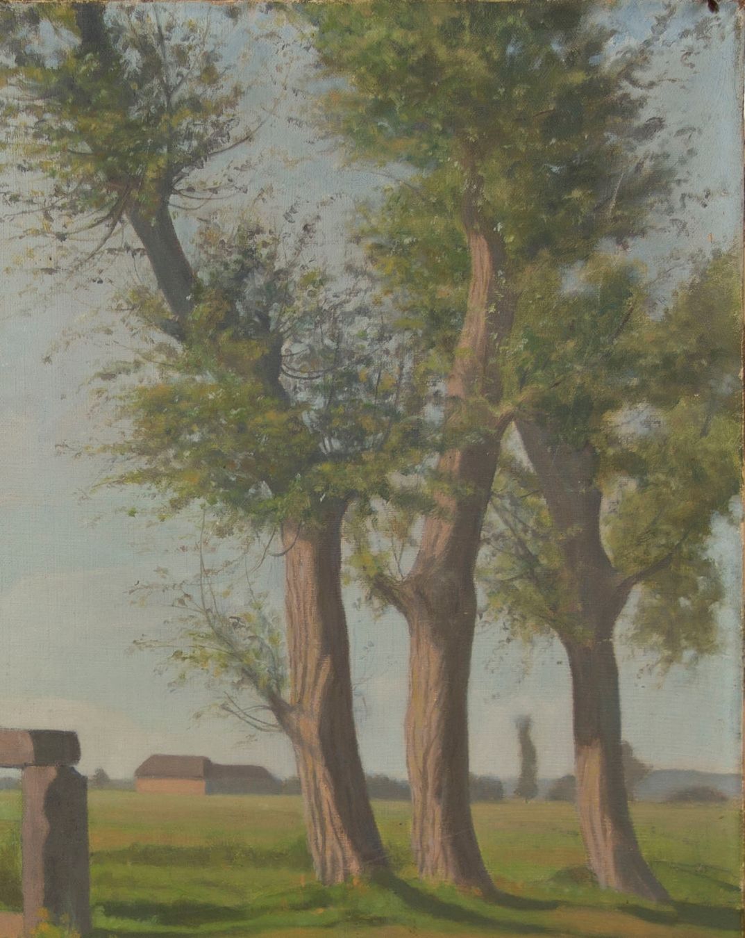 Gemälde: A. Galliod  – Feldlandschaft – Gebraucht aus Basel von bigmbh 3