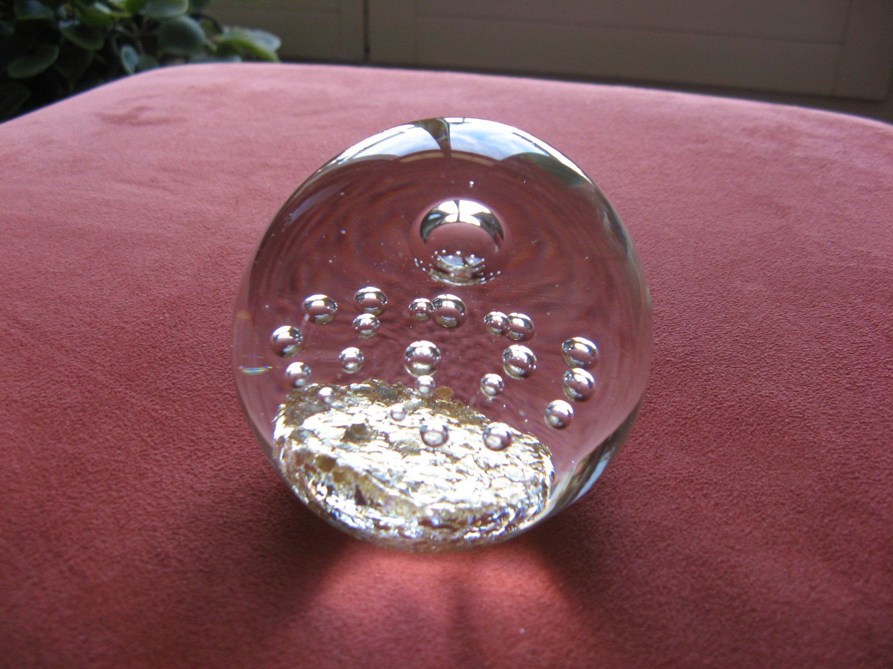 Statuette: Glaskugel/Briefbeschwerer Höhe 9 cm – Usato da Zürich venduto da apil 5