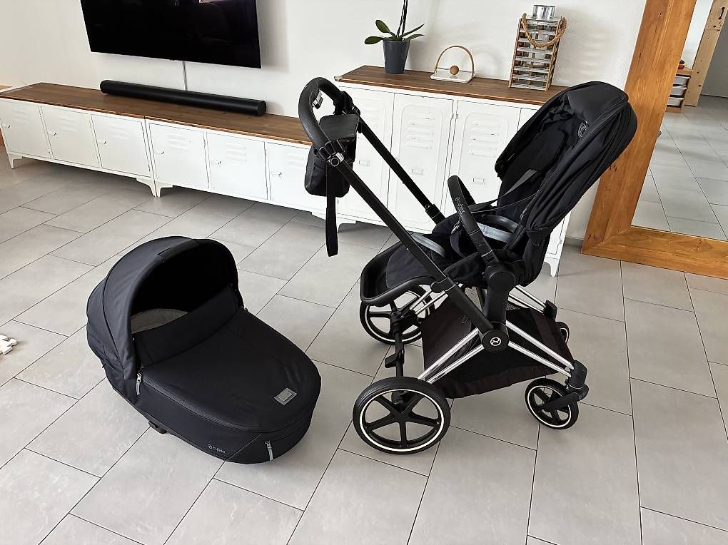 Cybex Kinderwagen: Cybex Priam Sepia Black Kinderwagen Set – Gebraucht aus Schenkon von tplot