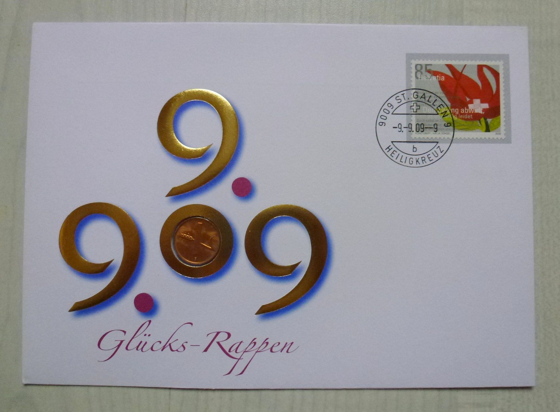 Tutti le monete: ++ 6 Numisbriefe - Schnappszahlen - Liebhaberpreis – Usato da Walkringen venduto da Casablanca777 1
