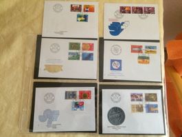 20 Briefmarken CH-Sonderpost 1976/77/78