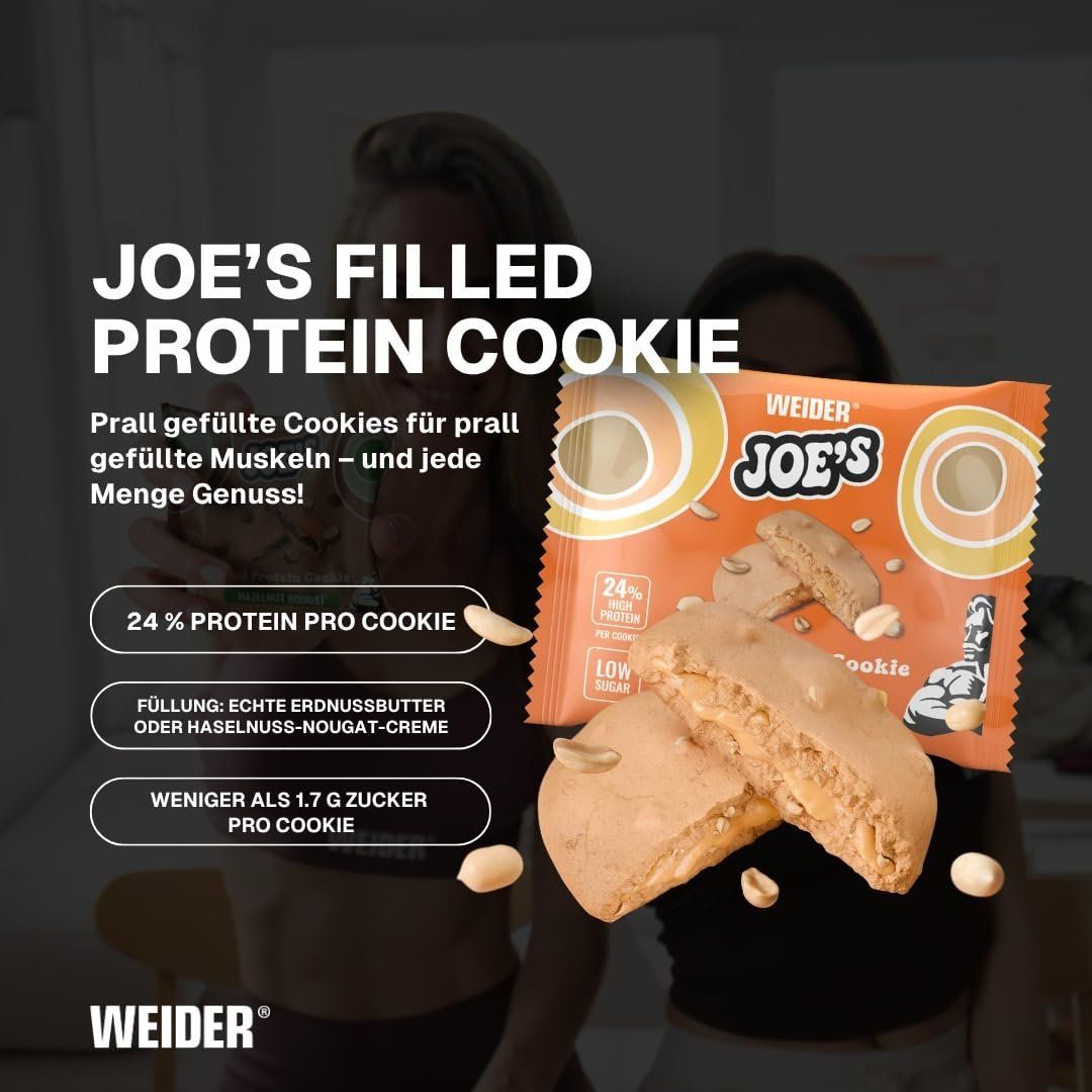 Cibi & Specialità: Weider Protein Cookies Peanut Butter 11er Box – Nuovo e nell'imballaggio originale da Suhr venduto da SchnapperCH 2