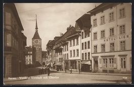 AK Aarau, Vodere Vorstadt mit Obertor