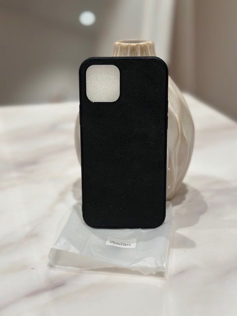 JAHOLAN IPhone 12 Hülle – Hart, Schlank, Marmor-Design In Schwarz-Grau