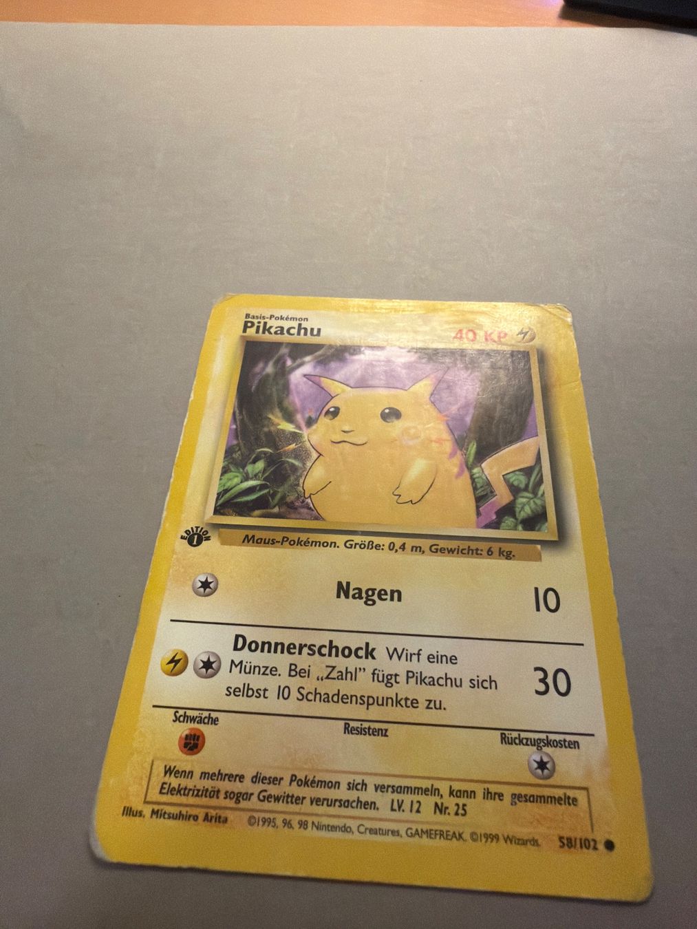 Pokémon Carte collezionabili: Pikachu 1.st Edition - Basis – Usato da Kehrsatz venduto da Riyouu 1