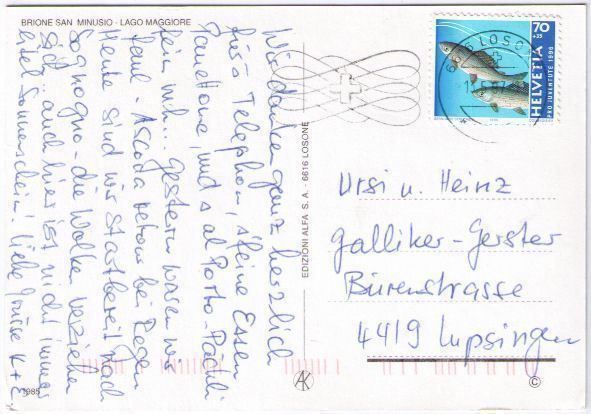 Cartes postales: Brione San Minusio – D'occasion à Binningen par Mountainrider 1