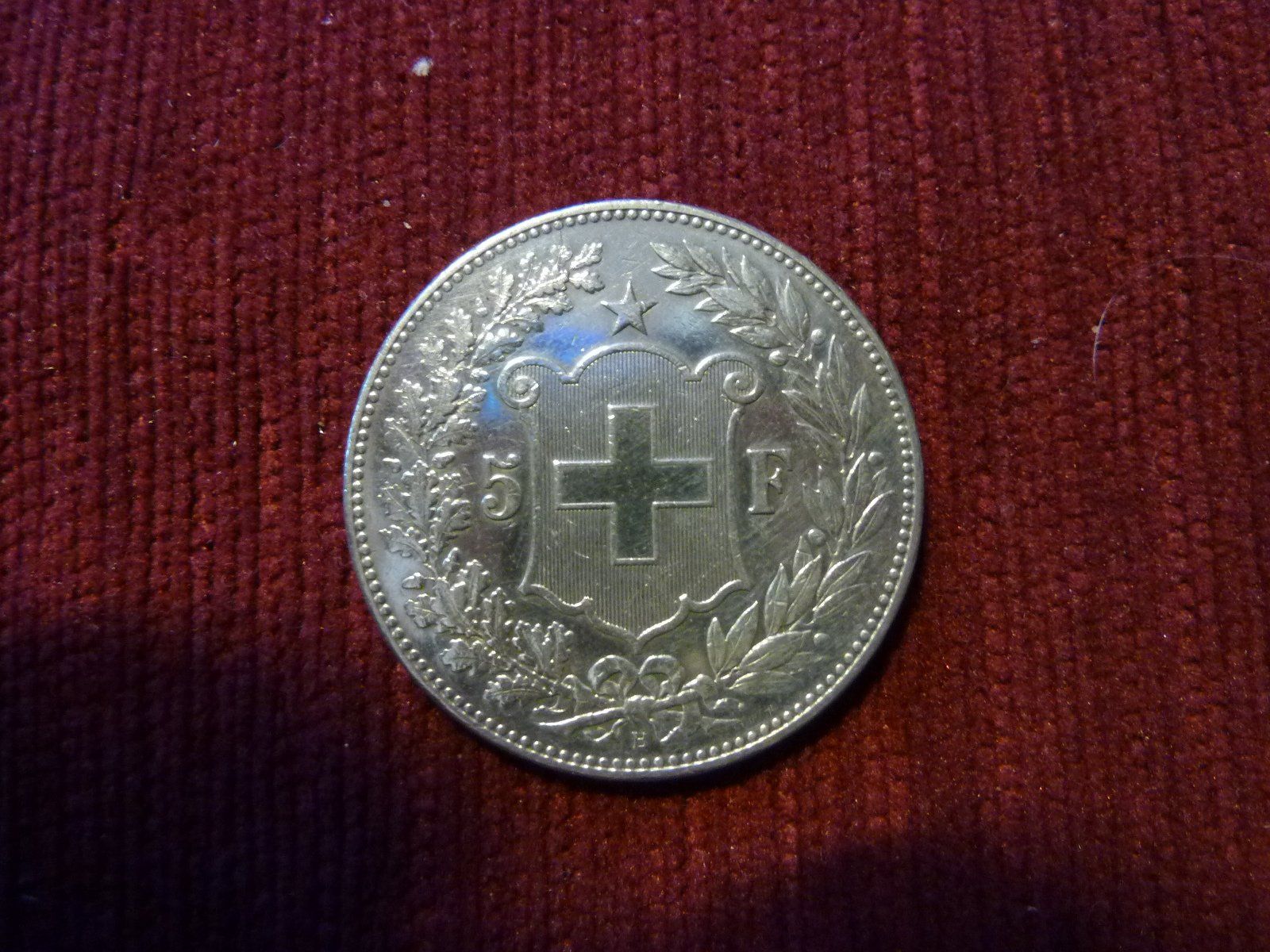 Tutti le monete: 5 Franken 1907 B Silber – Usato da Altstätten SG venduto da Toscana1 1
