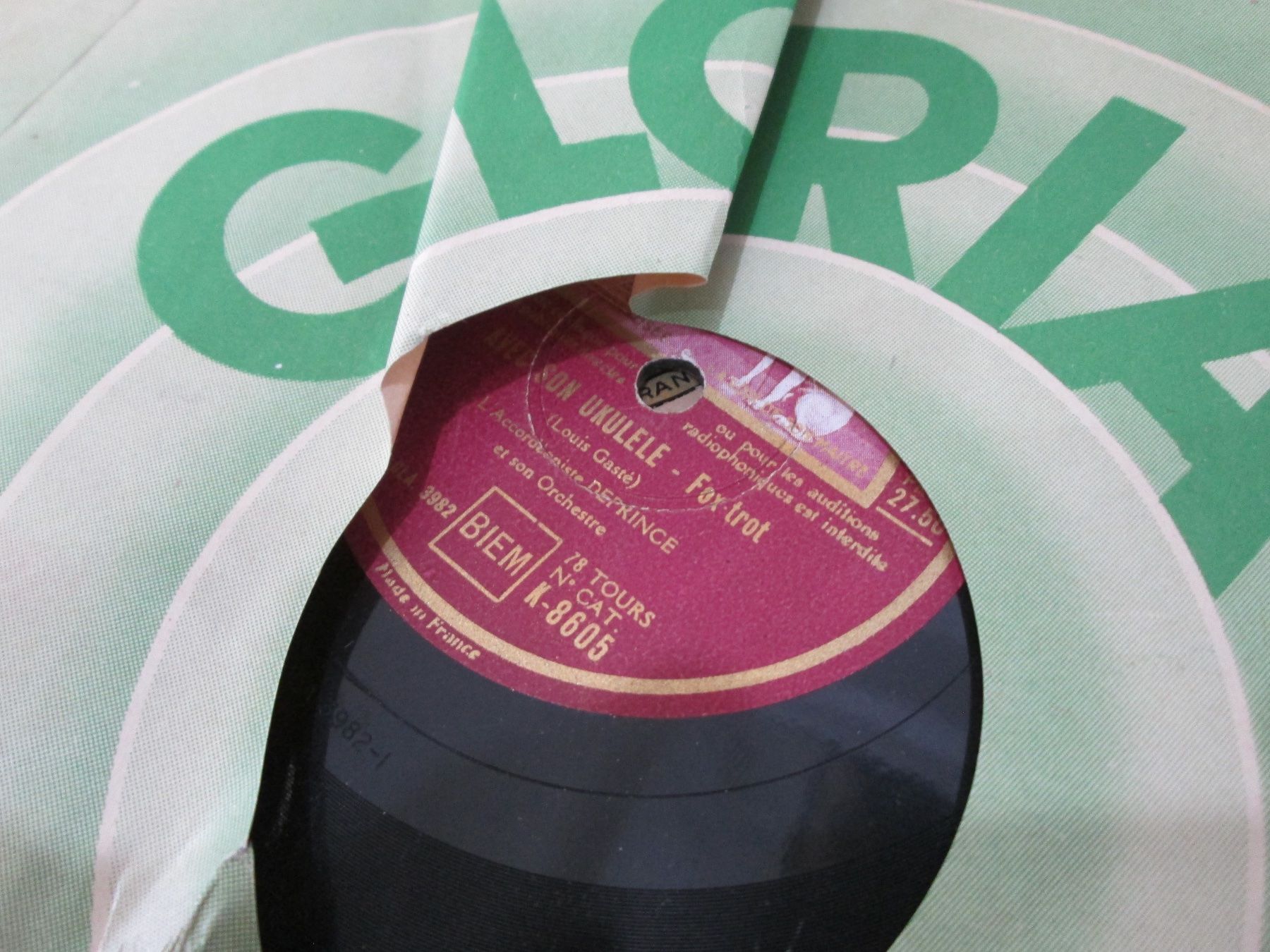 Schallplatten: DISQUES 78 TOURS – Gebraucht aus Lausanne von Leag 3