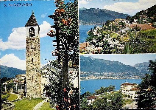 Ansichtskarten: 3-Bild-AK S. NAZZARO Lago Maggiore – Gebraucht aus Jona von philajona